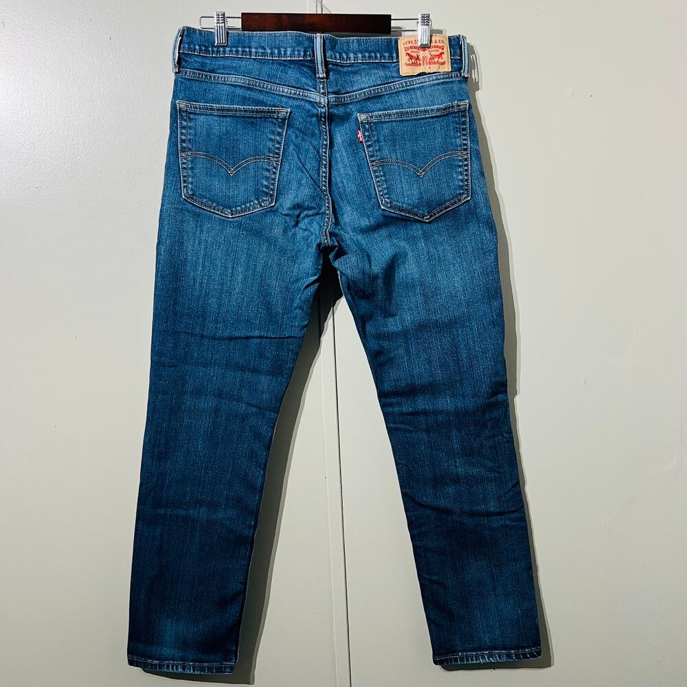 Levi's 511 Jeans Men's Size 36X30 Blue Five Pocket Slim Fit Straight Leg Denim - Picture 2 of 16
